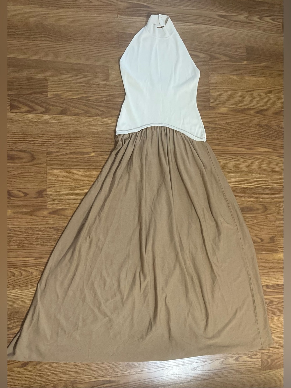 Solid & Striped Soglio Halter Maxi Dress